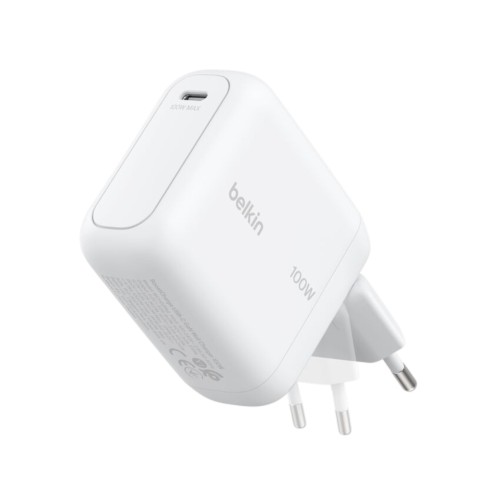 Adaptateur secteur GaN USB-C 100W - Blanc - Belkin photo 3