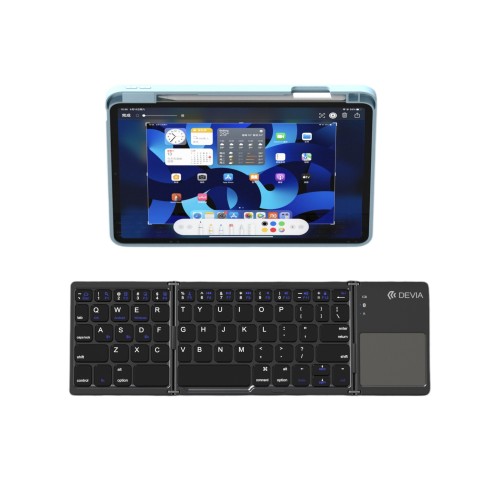 Clavier Bluetooth Compact avec Touchpad Ultra1 - Gris - DEVIA photo 3
