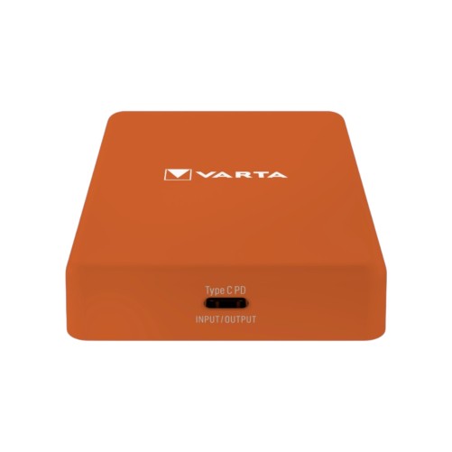 Batterie externe Mag Pro sans fil pour smartphones compatibles MagSafe et Qi - Orange - VARTA photo 3