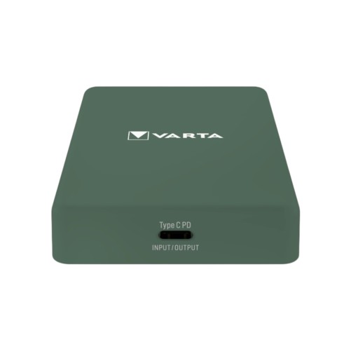 Chargeur Portable Mag Pro Sans Fil 5000 mAh Compatible MagSafe Qi - Vert - Varta photo 3