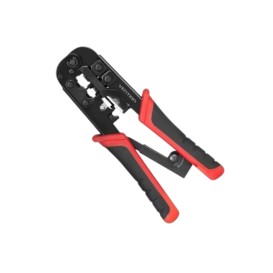 Outil de Sertissage Polyvalent pour Câbles Réseau et Téléphone RJ11 RJ12 RJ45 4P 6P 8P - Noir - Vention photo 1