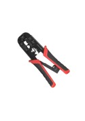 Outil de Sertissage Polyvalent pour Câbles Réseau et Téléphone RJ11 RJ12 RJ45 4P 6P 8P - Noir - Vention photo 1