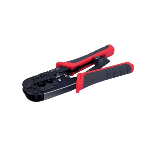 Outil de Sertissage Polyvalent pour Câbles Réseau et Téléphone RJ11 RJ12 RJ45 4P 6P 8P - Noir - Vention photo 3