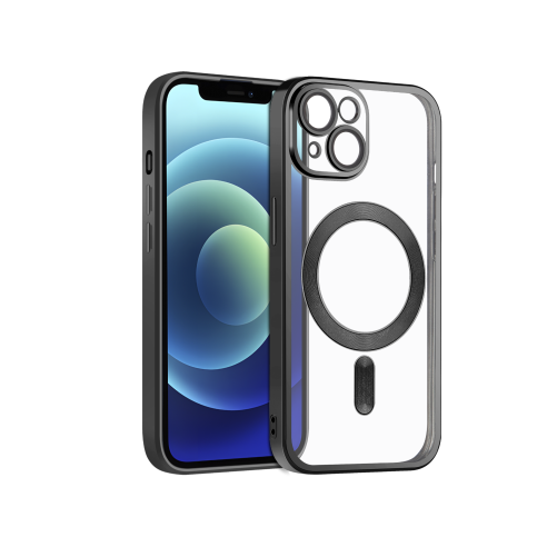 Coque titane noire compatible MagSafe pour iPhone 11 photo 2