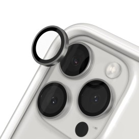 Protection de caméra iPhone 16 Pro et 16 Pro Max - Titane Naturel - Rhinoshield photo 2