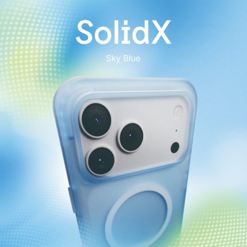Étui SolidX MagSafe pour iPhone 17 - Bleu Ciel - Rhinoshield photo 3