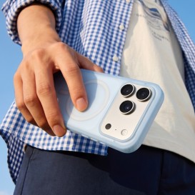 Étui SolidX MagSafe pour iPhone 17 - Bleu Ciel - Rhinoshield photo 4