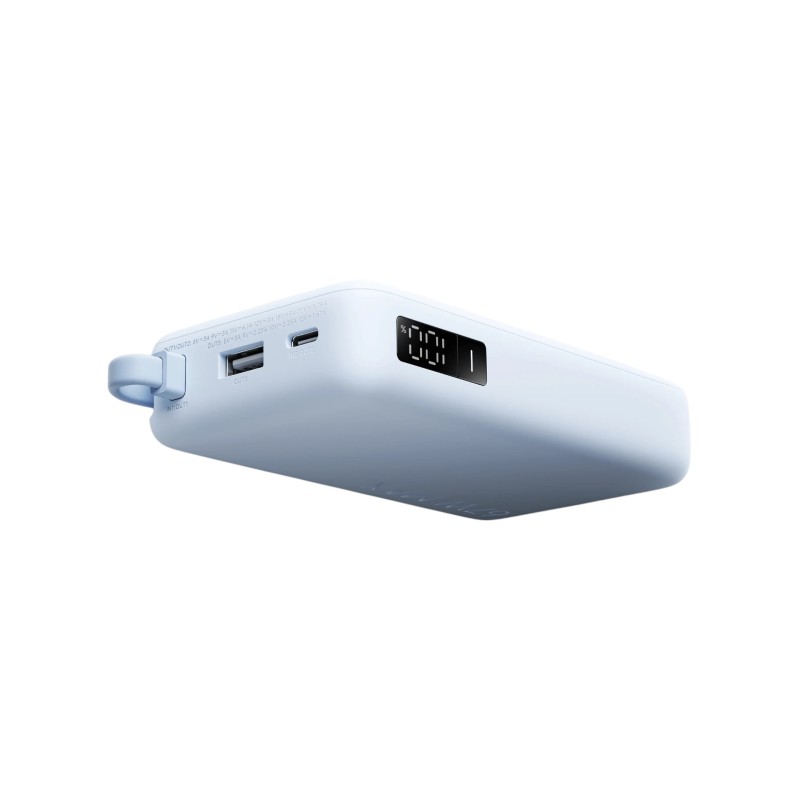 Chargeur Portable 10000mAh 67W avec Câble Intégré - Couleur Bleue - Xiaomi photo 1