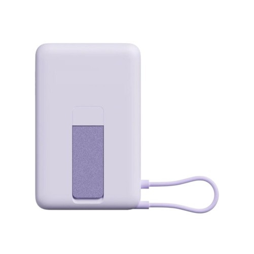 Batterie Externe Magnétique 10000mAh avec Support Intégré pour Smartphones - Violet - Xiaomi photo 1
