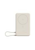 Batterie Externe Magnétique 10000 mAh avec Support Intégré pour iPhone - Beige - Xiaomi photo 2