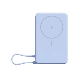 Batterie Externe Magnétique 10000mAh avec Support Intégré - Couleur Bleue - Xiaomi photo 1