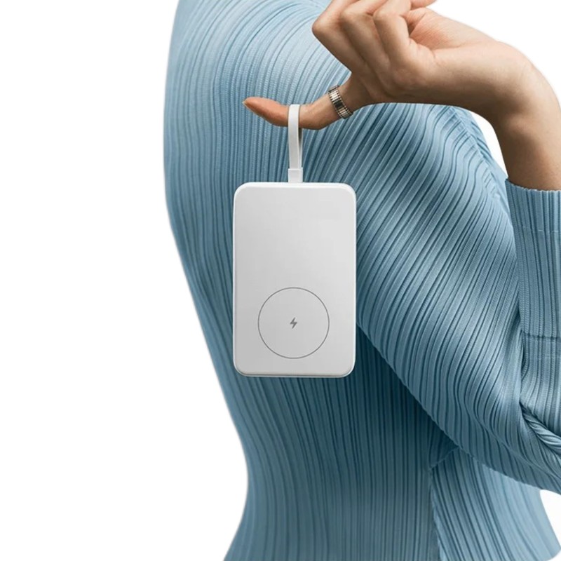 Chargeur Portable Magnétique 33W 10000mAh avec Câble Intégré pour iPhone 12 et versions ultérieures - Blanc - Xiaomi photo 1