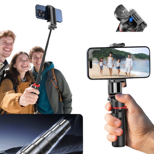Perche à selfie Pro 2 avec trépied intégré - DEVIA photo 1