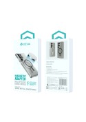 Ensemble de Deux Anneaux MagSafe pour Coque Universelle de Smartphone - Noir et Blanc - Devia photo 1