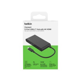Station d\'accueil USB-C 5 Ports avec HDMI 4K - Couleur Noire - Belkin photo 1