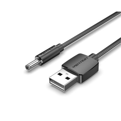 Câble USB-A à Jack DC 3,5 mm - Couleur Noire - Vention photo 2