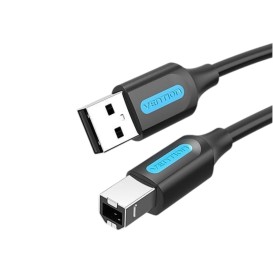 Câble USB 2.0 Mâle A vers Mâle B 0,5m - Noir - Pour Imprimantes et Scanners - Vention photo 3