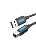 Câble USB 2.0 Mâle A vers Mâle B 0,5m - Noir - Pour Imprimantes et Scanners - Vention photo 3