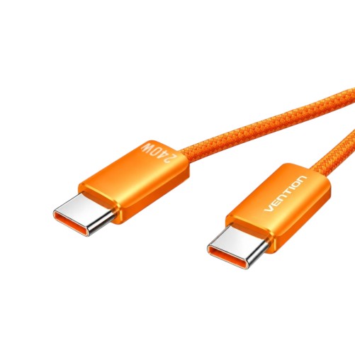 Câble USB-C Magnétique Orange - Vention photo 2