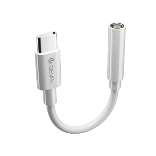 Convertisseur Audio USB-C à Jack 3.5mm pour Dispositifs USB-C - Blanc photo 2