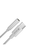 Convertisseur Audio USB-C à Jack 3.5mm pour Dispositifs USB-C - Blanc photo 3