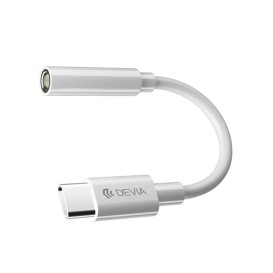 Convertisseur Audio USB-C à Jack 3.5mm pour Dispositifs USB-C - Blanc photo 4
