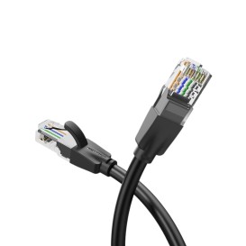Câble Ethernet UTP Catégorie 6 RJ45 - Noir - Vention photo 1