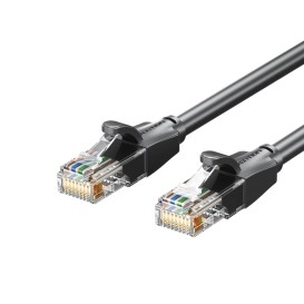 Câble Ethernet UTP Catégorie 6 RJ45 - Noir - Vention photo 1
