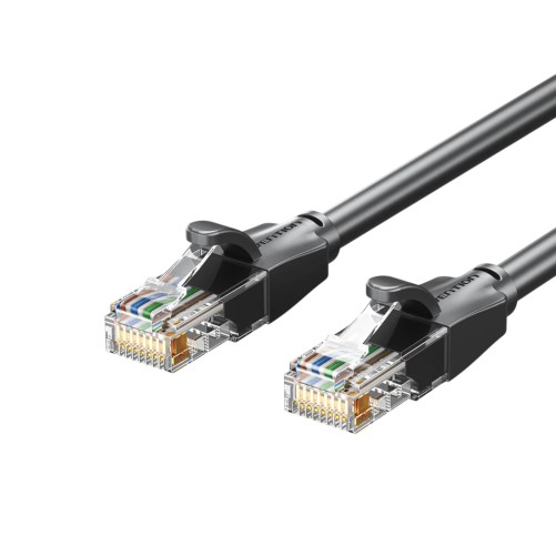 Câble Ethernet UTP Catégorie 6 RJ45 - Noir - Vention photo 2