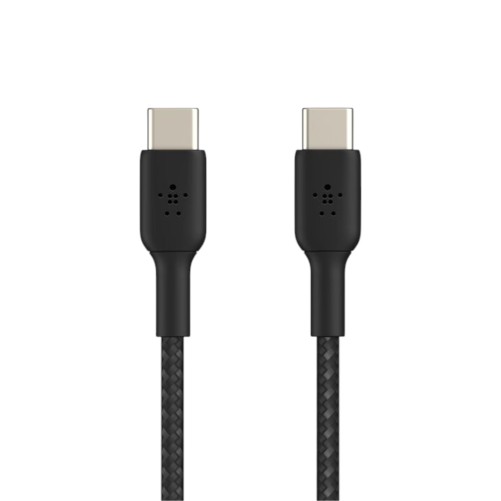 Câble tressé USB-C vers USB-C de Belkin - Noir - Compatible avec appareils USB-C photo 2