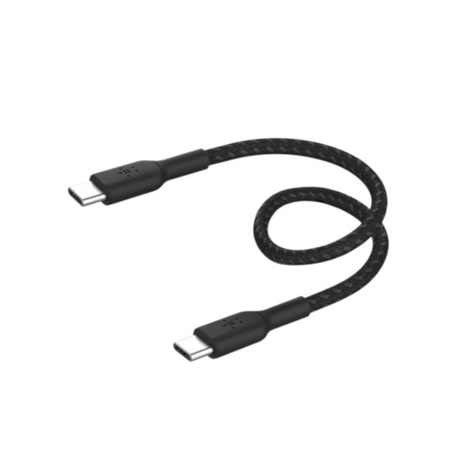 Câble tressé USB-C vers USB-C de Belkin - Noir - Compatible avec appareils USB-C photo 3