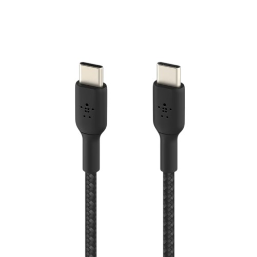 Câble tressé USB-C vers USB-C de Belkin - Noir - Compatible avec appareils USB-C photo 4
