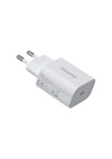 Adaptateur secteur USB-C 25W pour smartphones et tablettes - Blanc photo 3