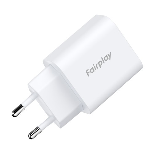 Adaptateur secteur USB-C 25W pour smartphones et tablettes - Blanc photo 5