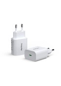 Adaptateur secteur USB-C 25W pour smartphones et tablettes - Blanc photo 6