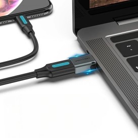 Adaptateur USB-C Mâle à USB-A Femelle - Couleur Grise - Vention photo 1