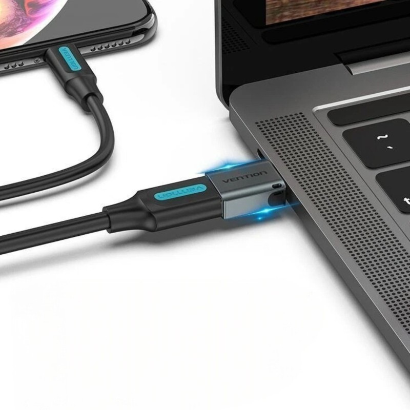 Adaptateur USB-C Mâle à USB-A Femelle - Couleur Grise - Vention photo 1