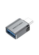 Adaptateur USB-C Mâle à USB-A Femelle - Couleur Grise - Vention photo 2