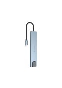 Hub USB-C 8 ports Pro1 - Gris - Devia photo 3