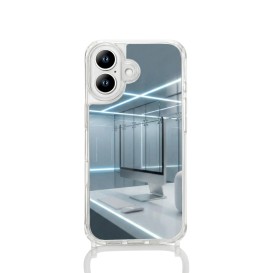 Coque miroir avec cordon iPhone 15 - Transparent photo 1