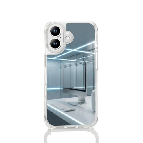 Coque miroir MagSafe iPhone 16 Pro Max - Blanc photo 2