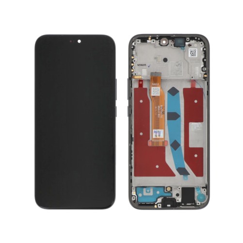 Ecran avec châssis Honor 400 Lite - Officiel reconditionné - Noir photo 2