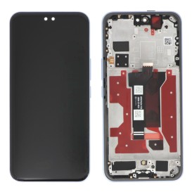 Ecran avec châssis Honor 400 Pro - Officiel reconditionné - Bleu photo 2