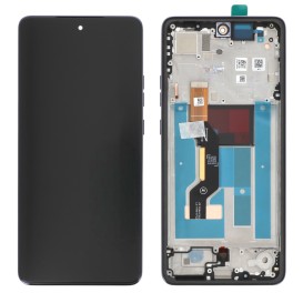 Ecran avec châssis Motorola G86 - Officiel - Noir photo 1