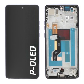 Ecran avec châssis Motorola G86 - Officiel - Violet photo 1