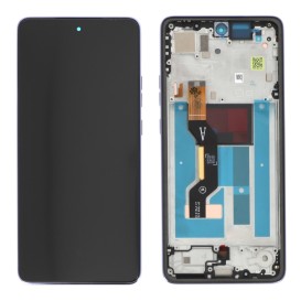 Ecran avec châssis Moto G86 et G86 Power - Officiel reconditionné - Cosmic Sky photo 1