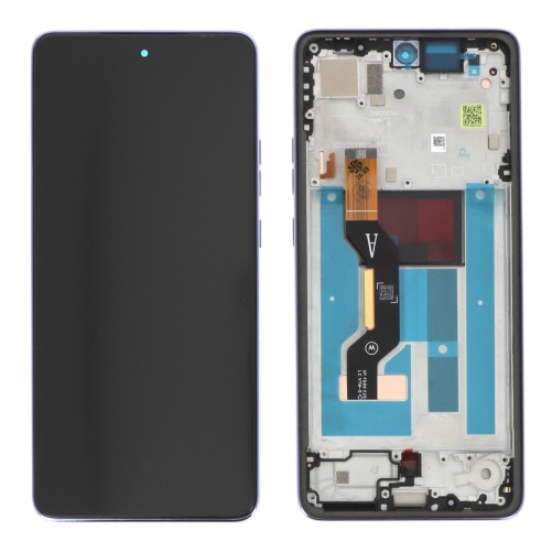 Ecran avec châssis Moto G86 et G86 Power - Officiel reconditionné - Cosmic Sky photo 2