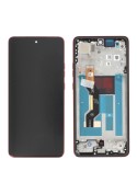 Ecran avec châssis Officiel Motorola G86 - Rouge photo 2