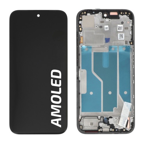 Ecran avec châssis Officiel Moto G87 5G - Noir photo 1