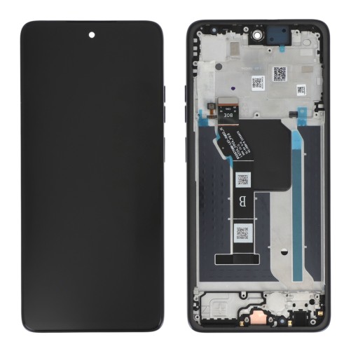 Ecran avec châssis Officiel Motorola moto G56 5G - Noir photo 2